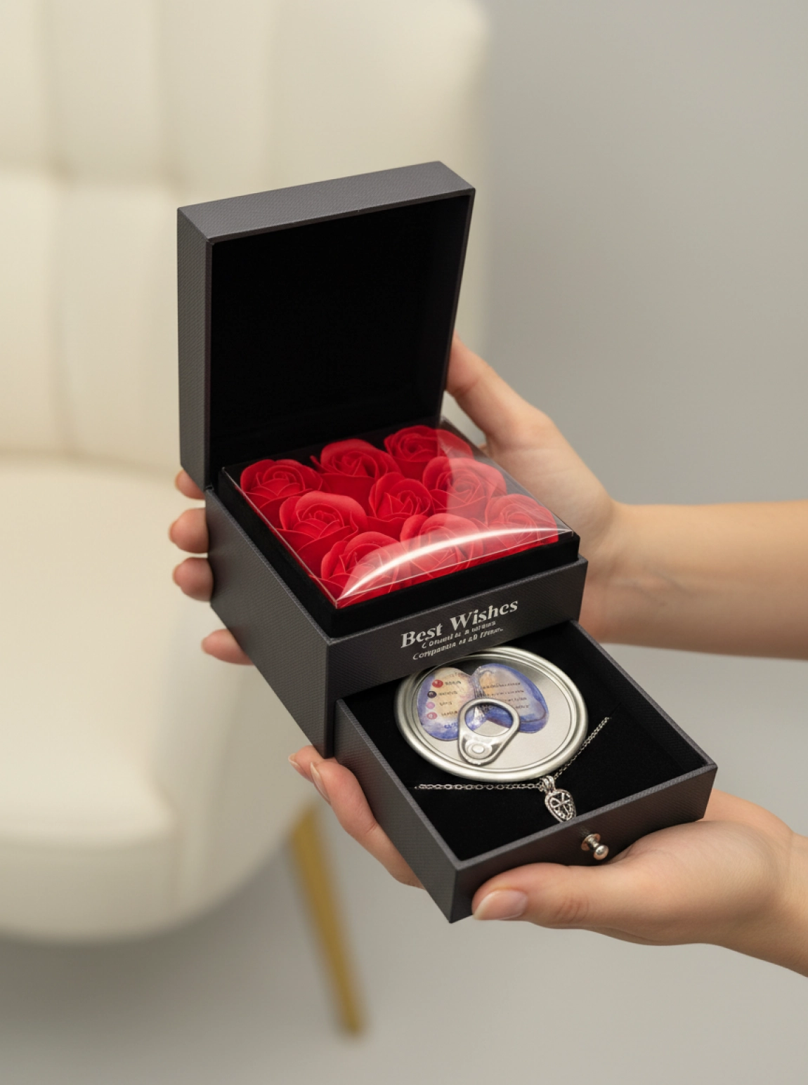 Çekmeceli Güllü İnci Kolye