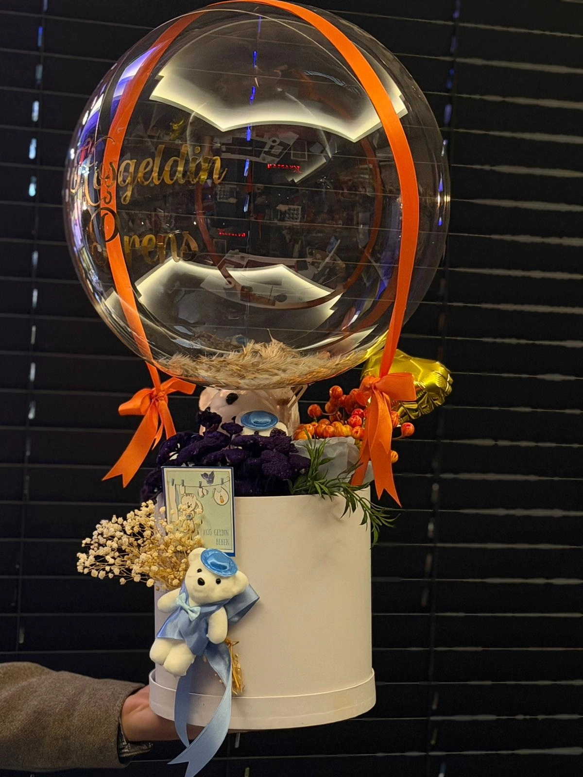 Hoşgeldin Bebek Balonlu Aranjman