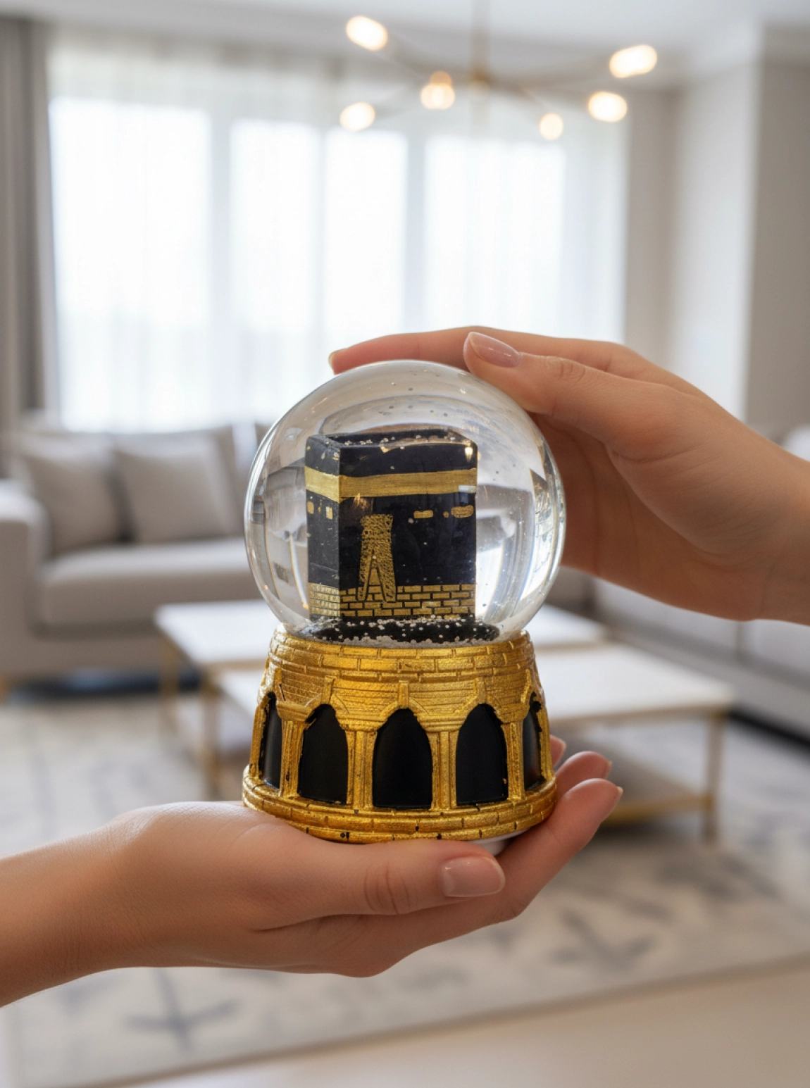 Kar Küresi Büyük Boy Püskürtmeli