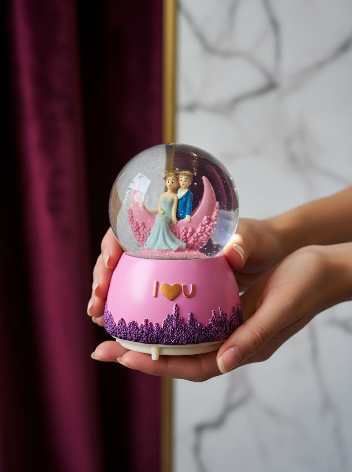 Kar Küresi Büyük Boy Püskürtmeli