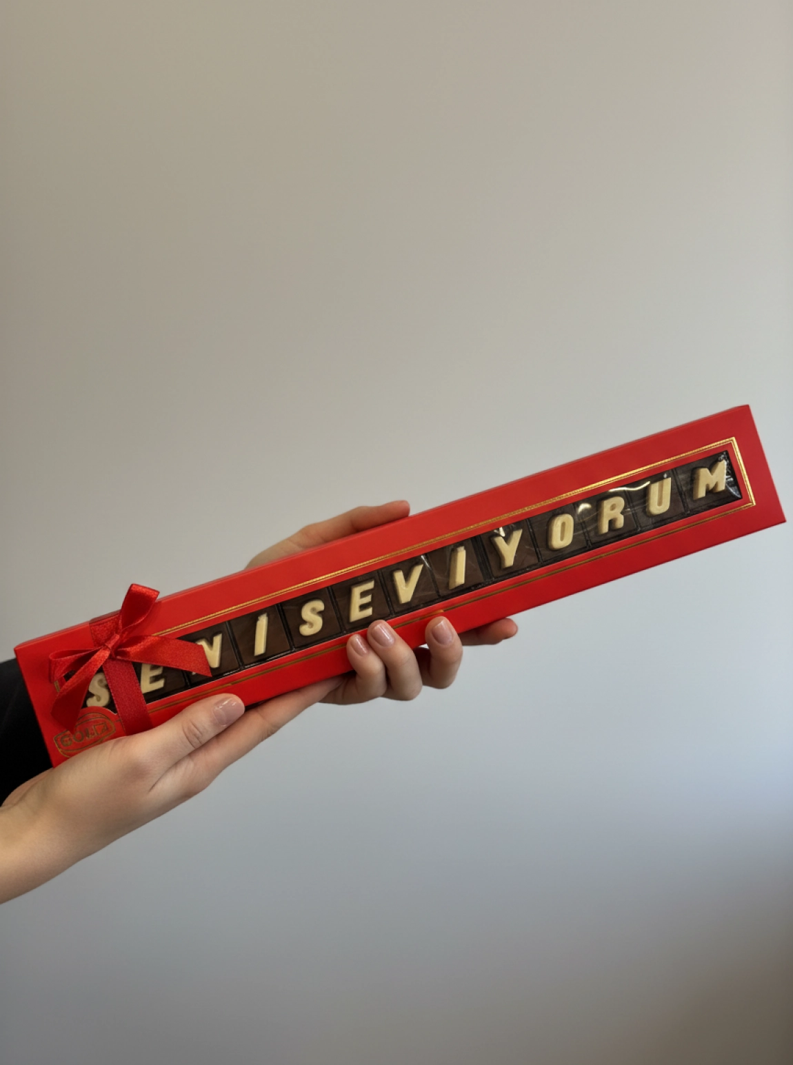 Seni̇ Sevi̇yorum Harf Bolçi̇ Çi̇kolata