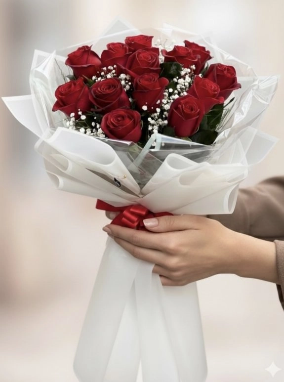 13’Lü Kirmizi Gül Buketi̇