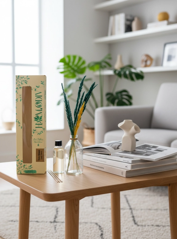 Bambu Oda Kokusu Çiçekli