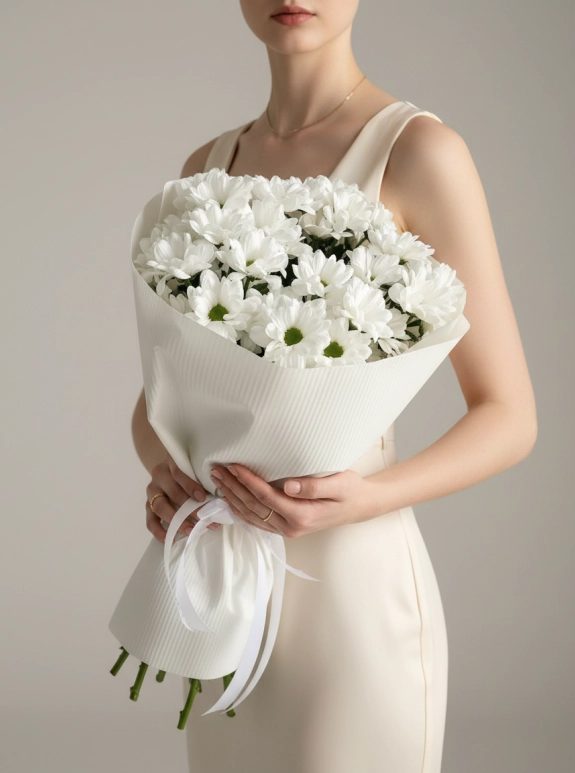 Beyaz Papatya Buketi