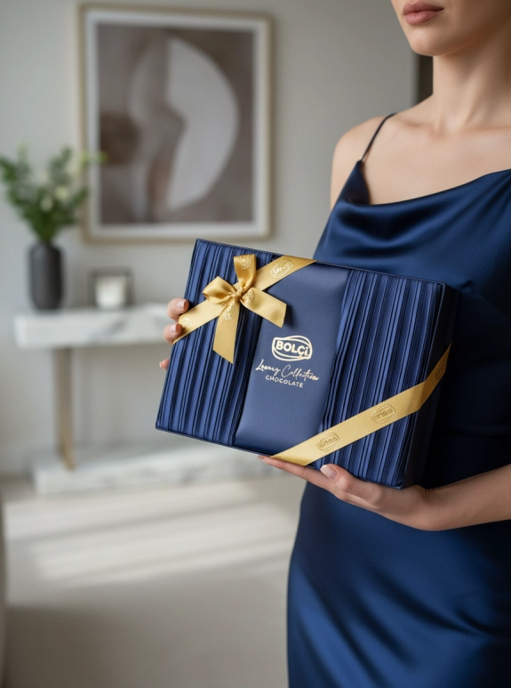 Bolçi̇ Saten Laci̇vert